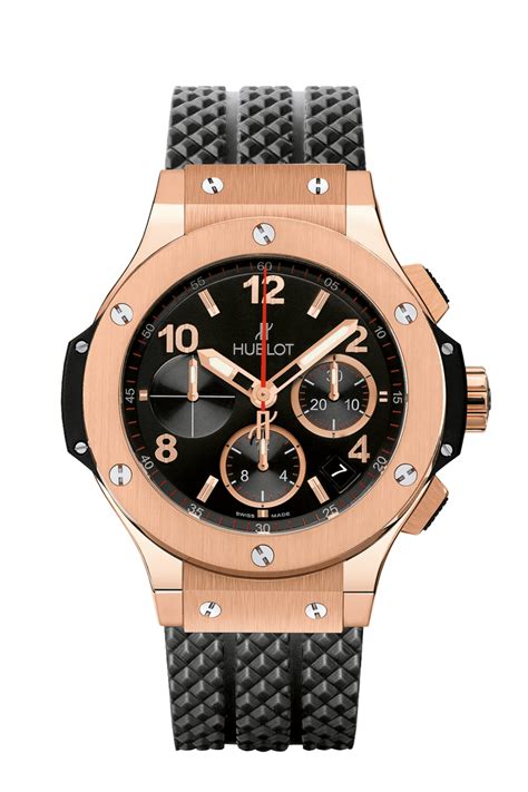 hublot chronograph gold and black|Hublot chronograph big bang.